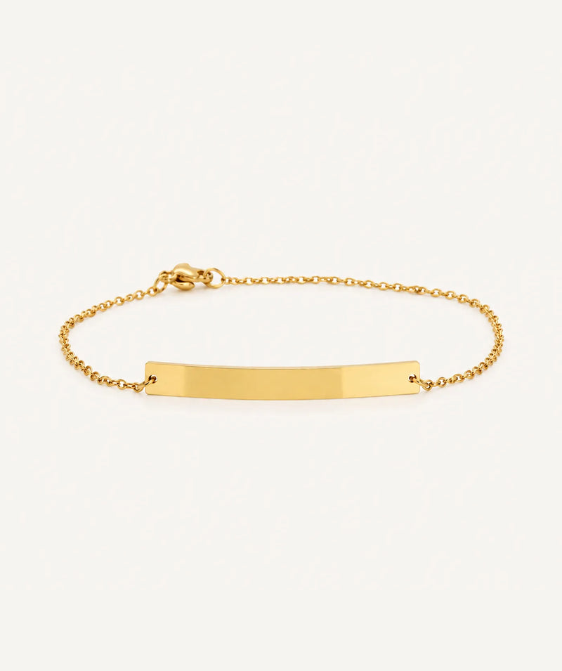 Gold Medical ID Bracelet