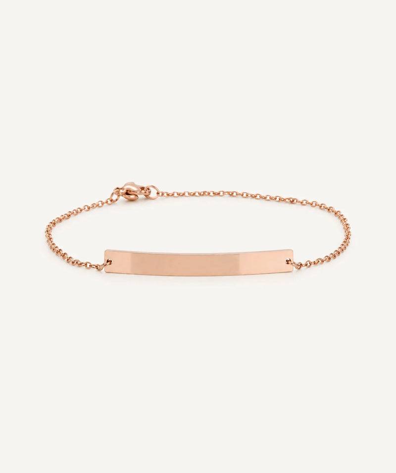 Women's Rose Gold Plate Bracelet