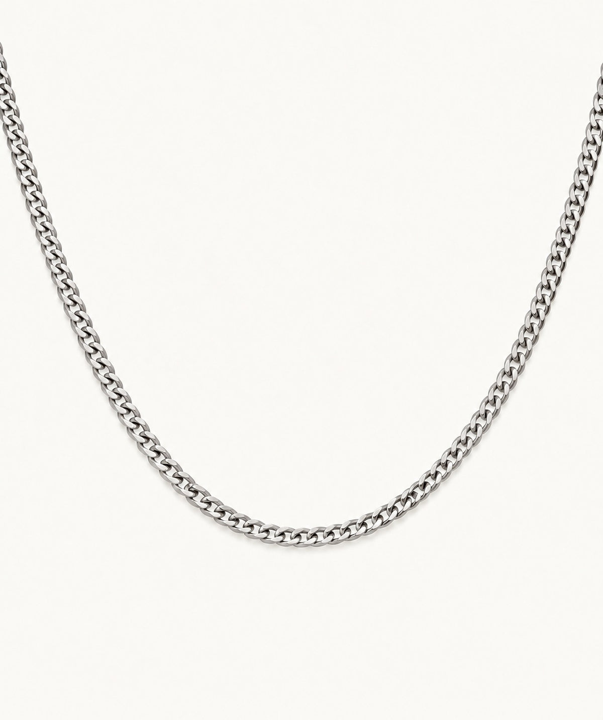 Silver Curb Chain