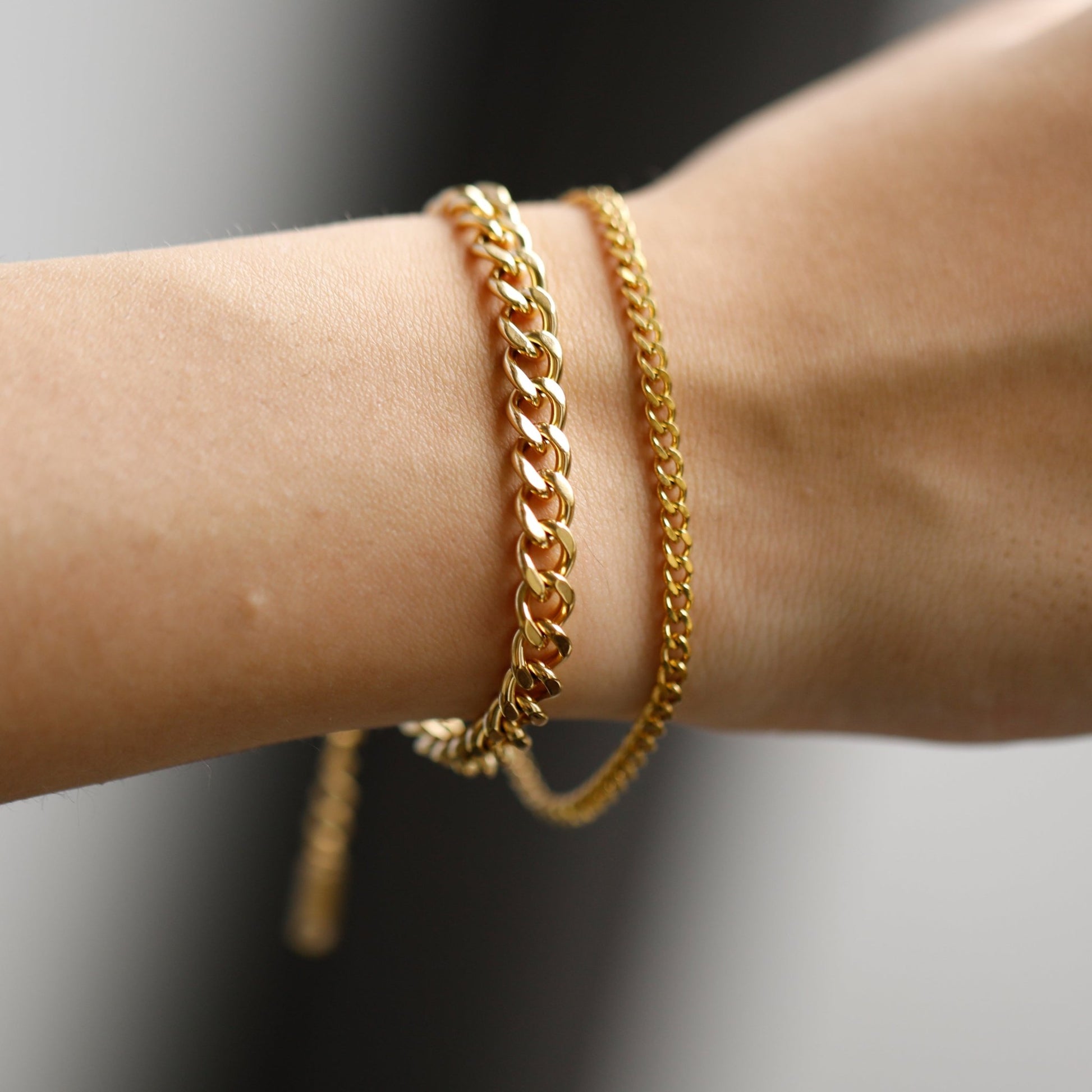 Gold Bracelets for Women 18k Gold Plated Jewelry Waterproof, Tarnishproof, Hypoallergenic - Moboduc Custom Jewelry