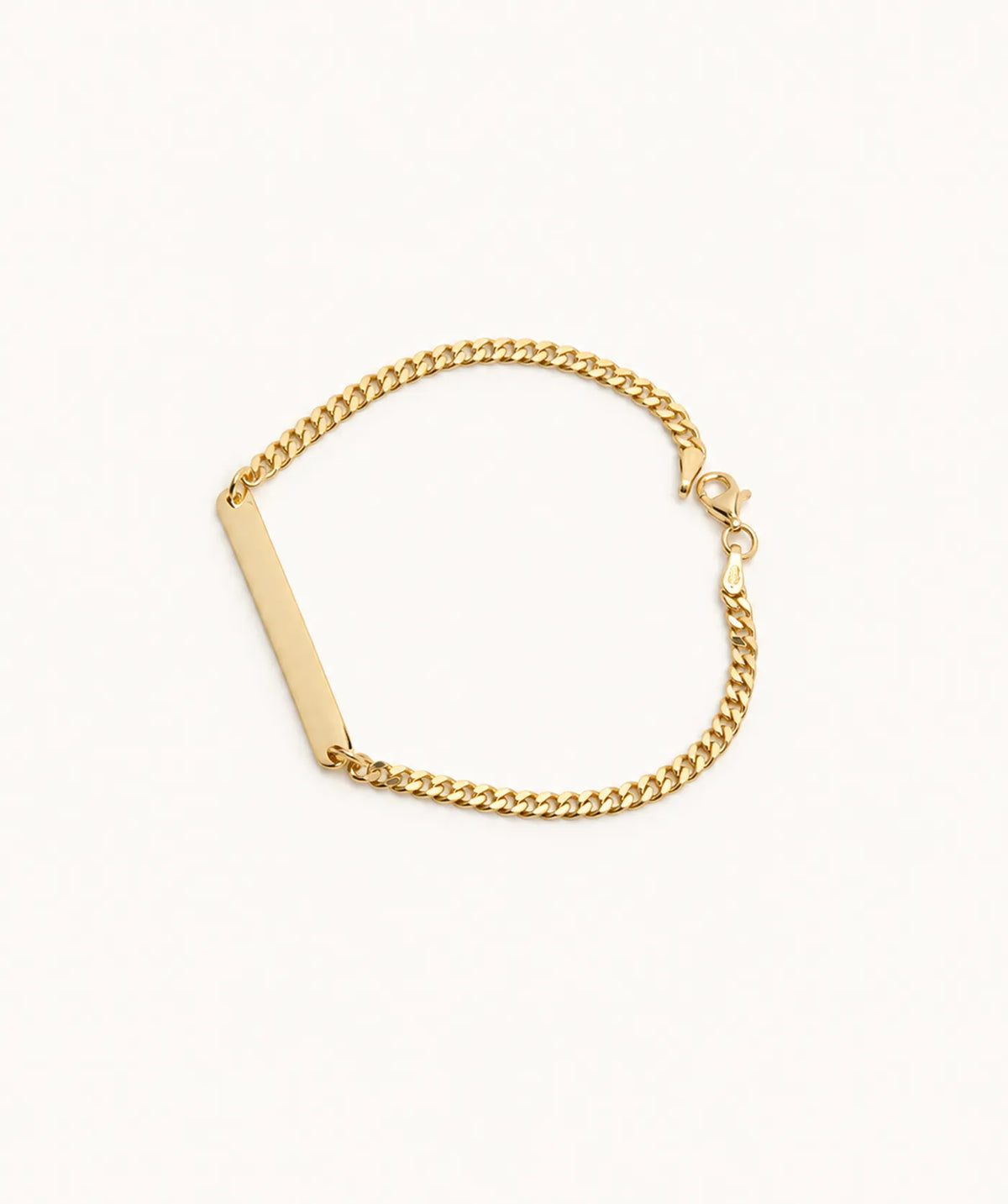 Gold Curb Chain Bracelet