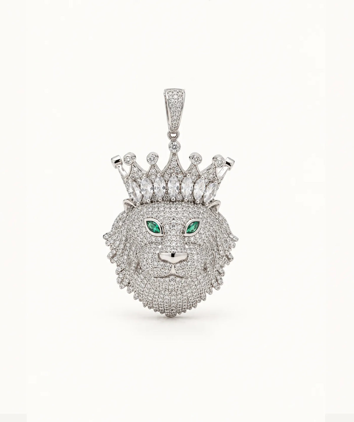 Silver King Pendant Necklace