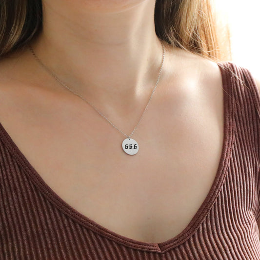 Lucky Number Necklace for Women 111, 222, 333 ... 888, 999 Necklace Personalized Gift - Moboduc Custom Jewelry