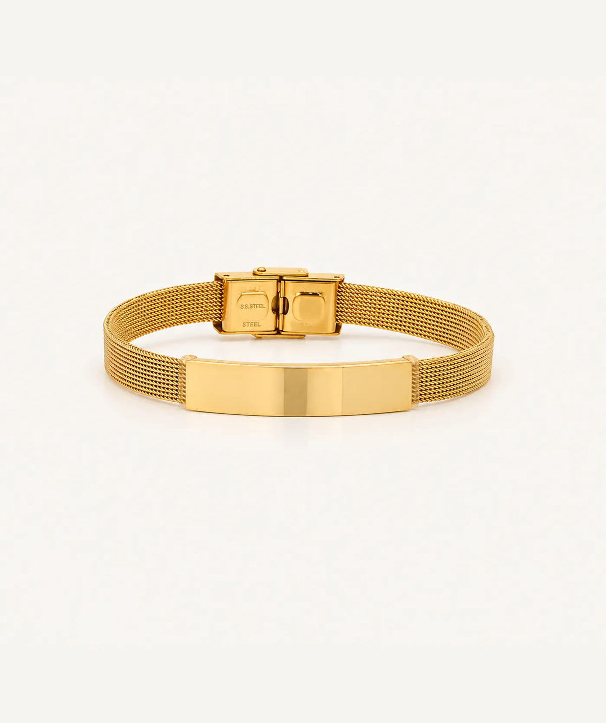 Men's Gold Mesh Bracelet