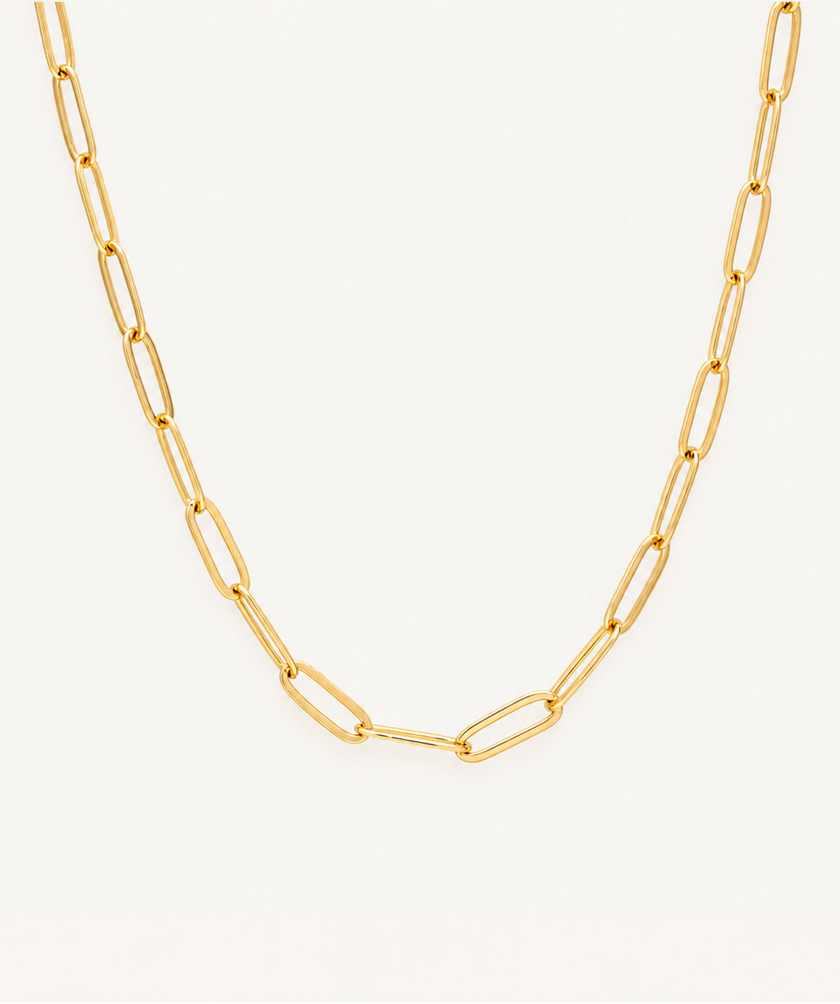 Gold Paperclip Chain