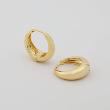 Waterproof Huggie Earrings Set of 3 Hoops Hypoallergenic Earrings - Moboduc Custom Jewelry