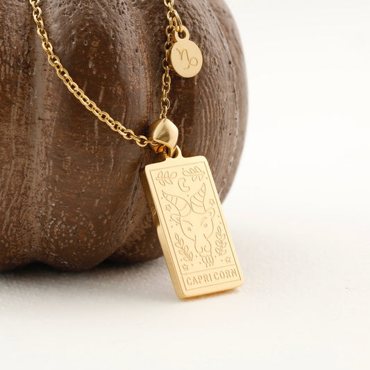 Zodiac Necklace - Constellation Pendant - Moboduc Custom Jewelry
