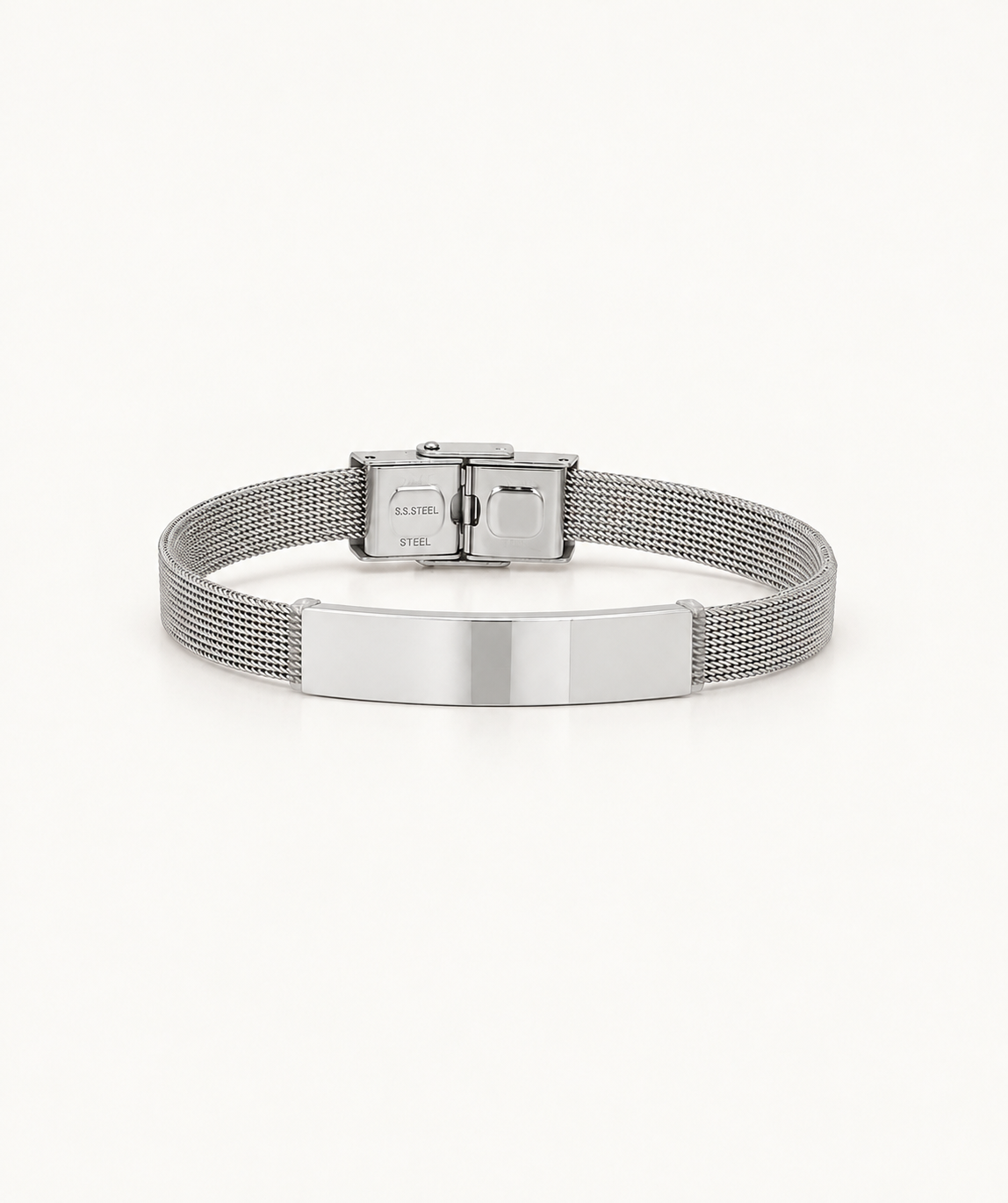 Men's Silver Mesh Bracelet