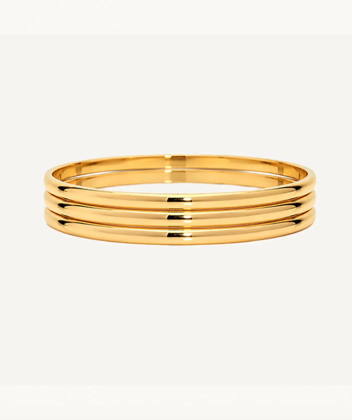 Gold Thin Plain Bangle