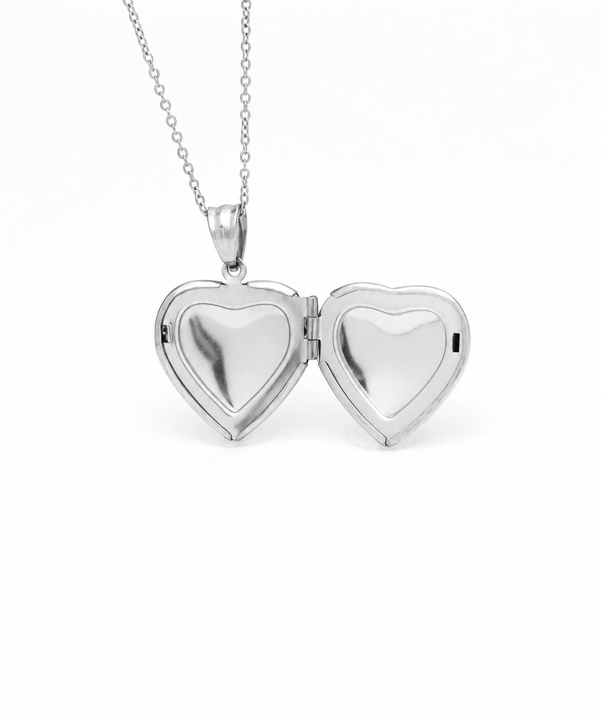 Silver Birth Flower Heart Photo Locket – SILVERHEART INSIDE