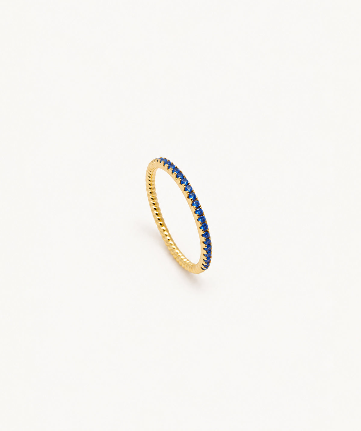 Gold Colored Half Tennis Ring