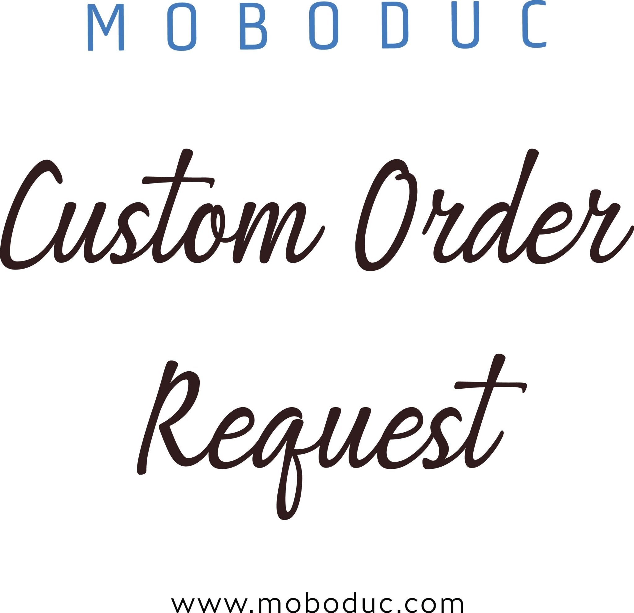 Custom Order Request for Jewelry Design and Making - Moboduc Custom Jewelry