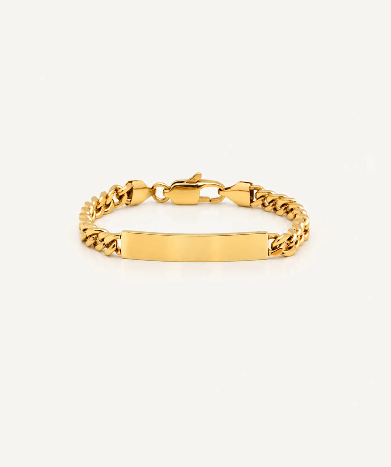 Men's Gold Plate Bracelet