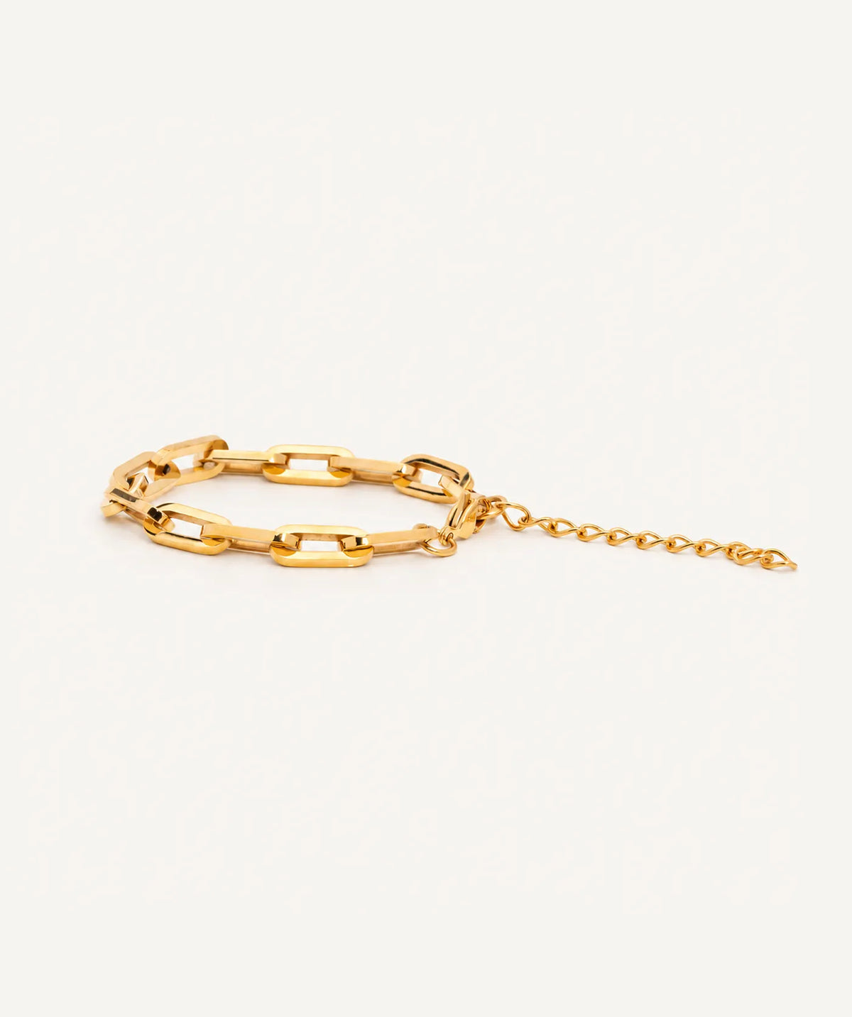 Women's Gold Paperclip Chain Bracelet