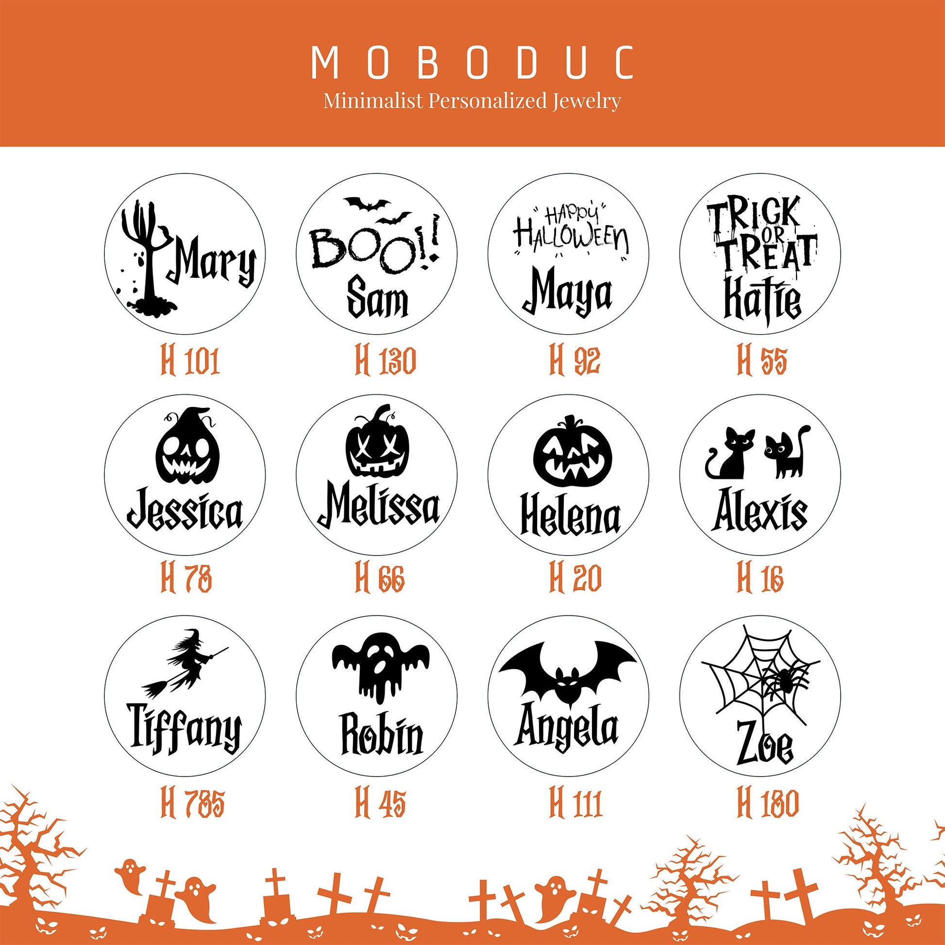 Halloween Jewelry Gothic Costume Jewelry Old English Letter - Moboduc Custom Jewelry