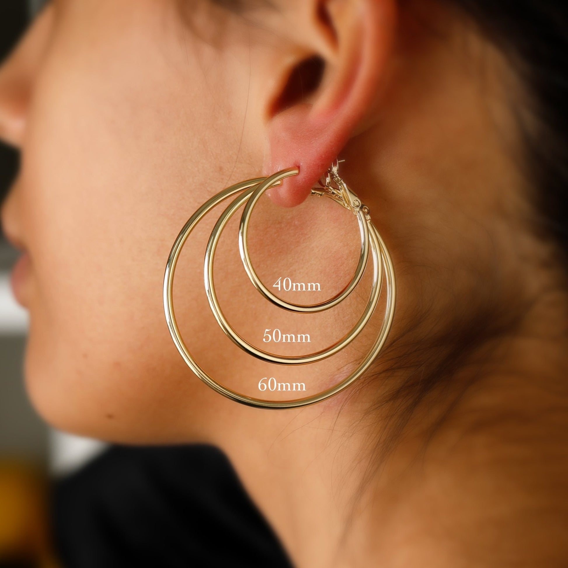 Discover the unique charm of 14k gold hoop earrings