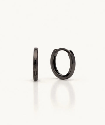 Black Sleeper Flat Hoop - Black
