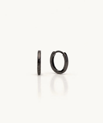 Black Sleeper Flat Hoop - Black
