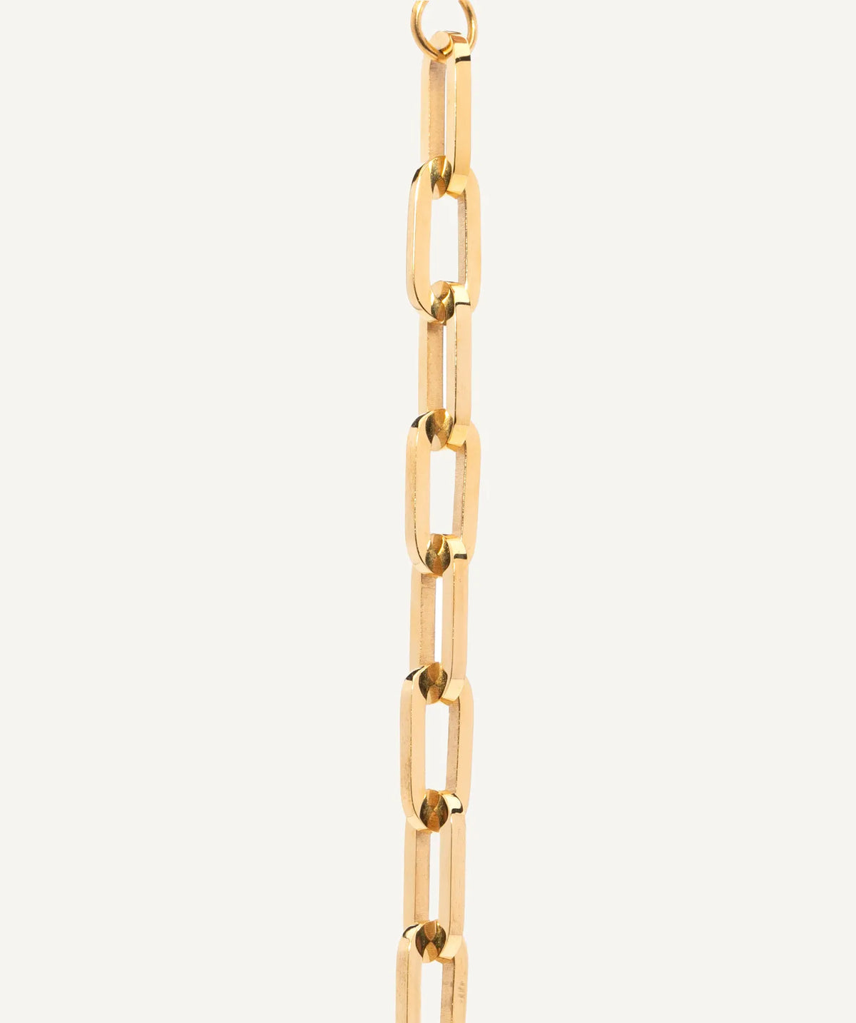 Women's Gold Paperclip Chain Bracelet