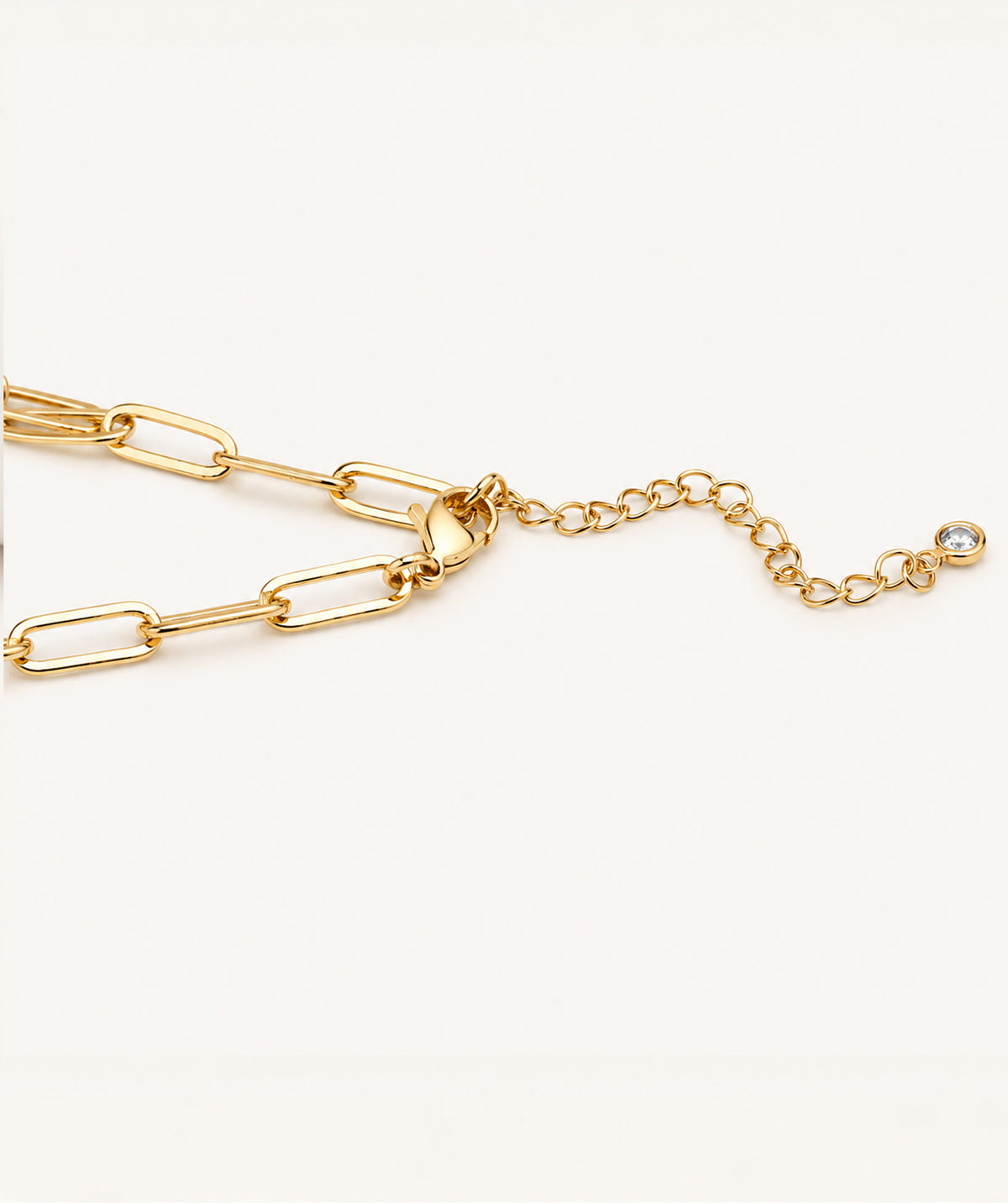 Gold Paperclip Chain