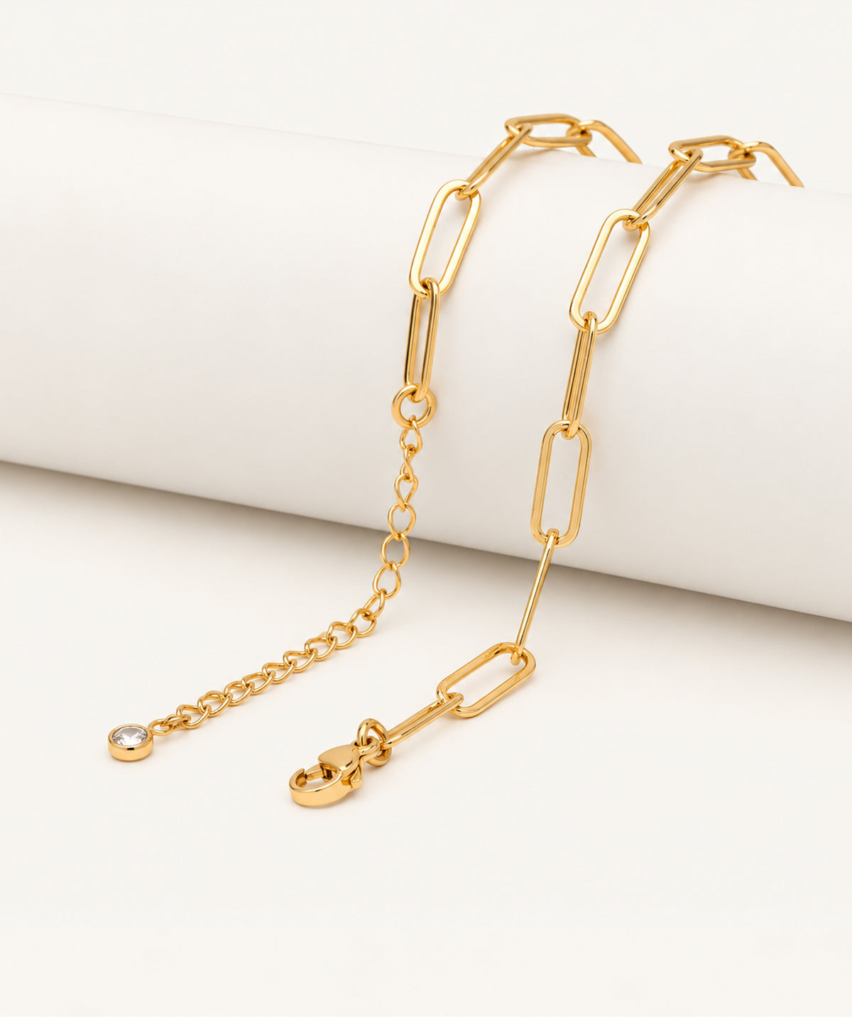 Gold Paperclip Chain