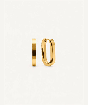 Rectangular Hoop Gold