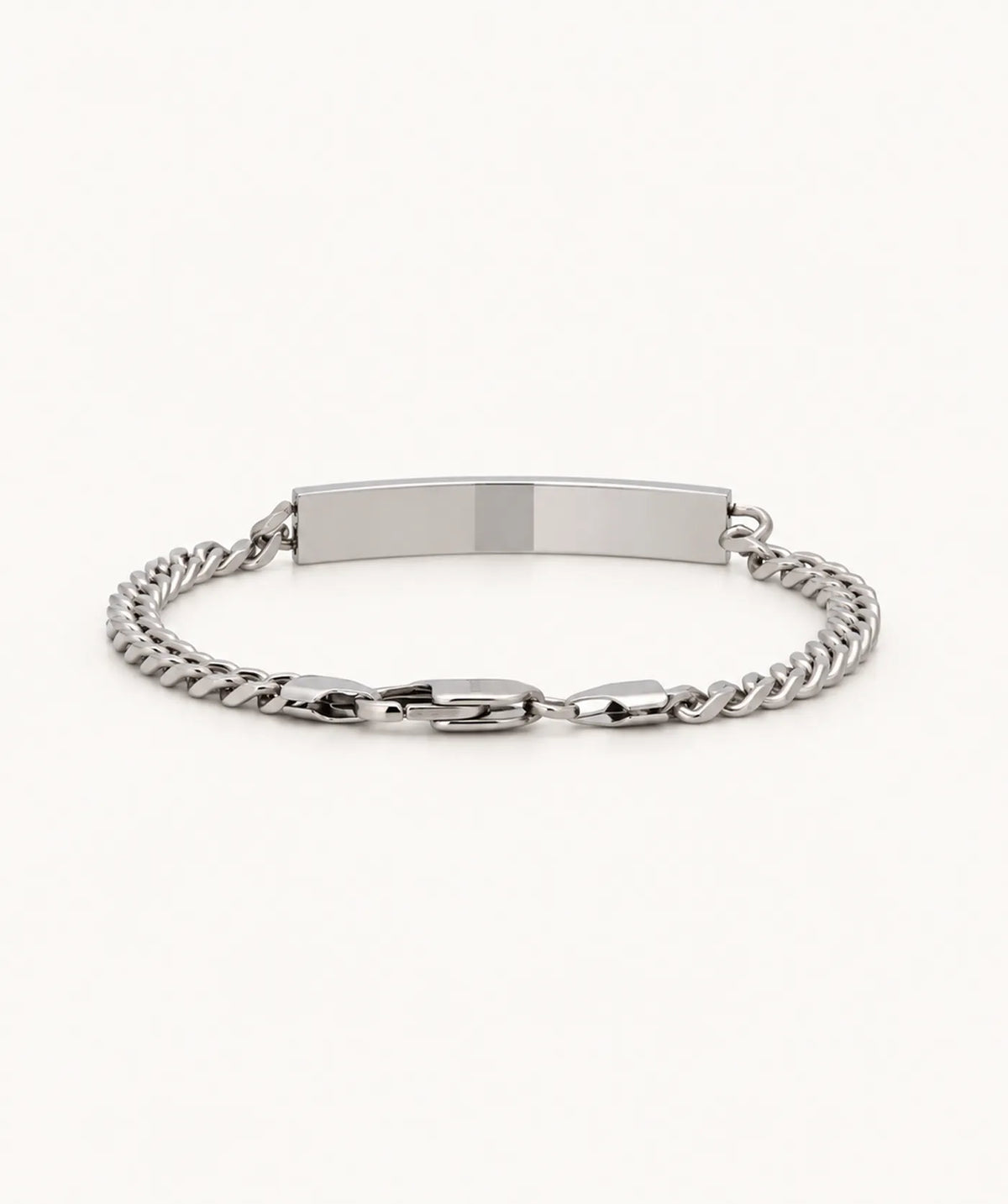 Silver Medical ID Bracelet - Small Red