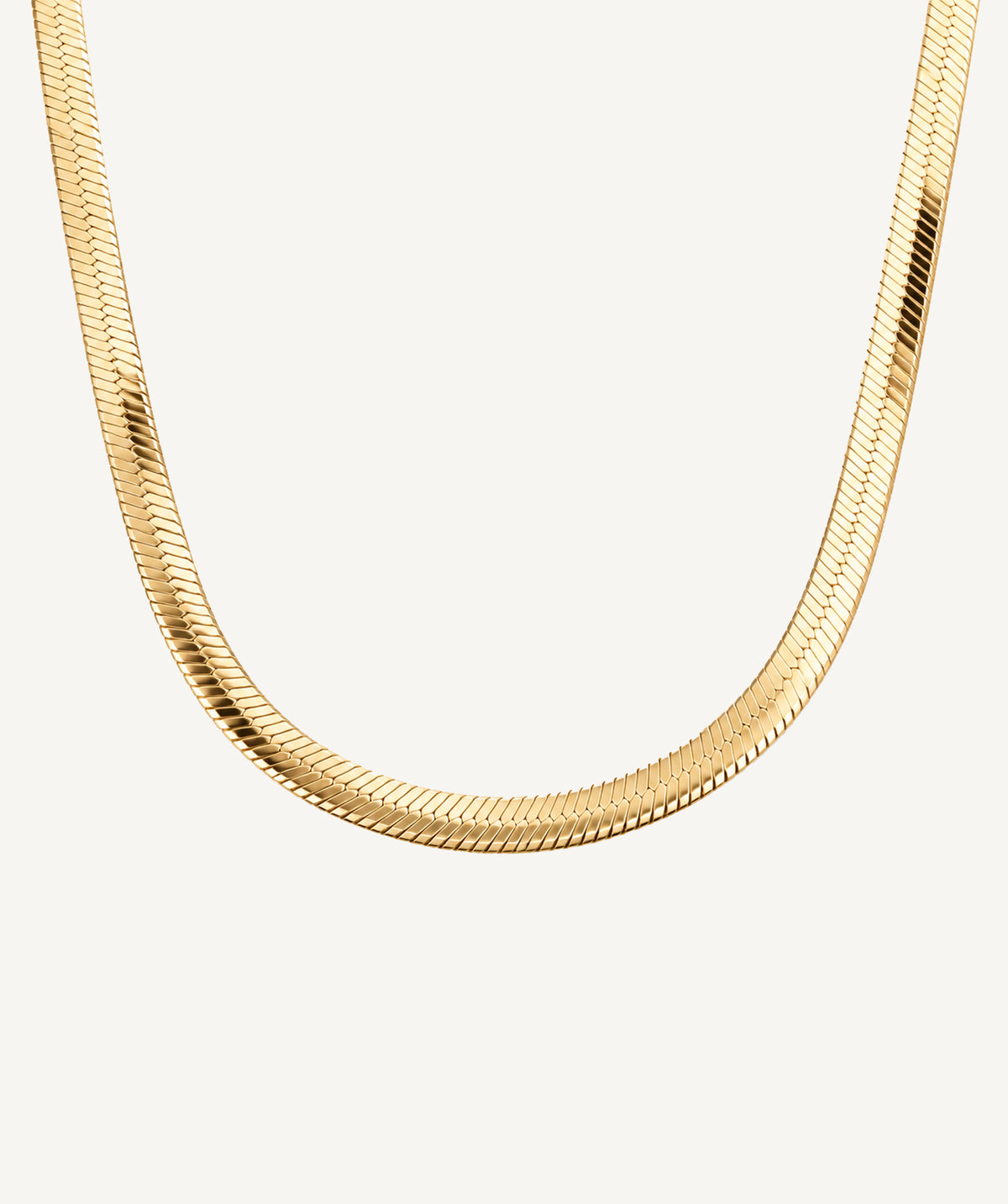 Gold Herringbone Chain
