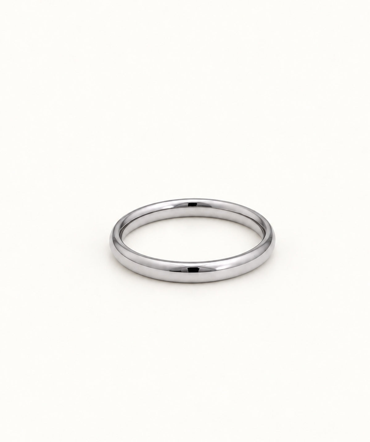 Silver Plain Band Ring