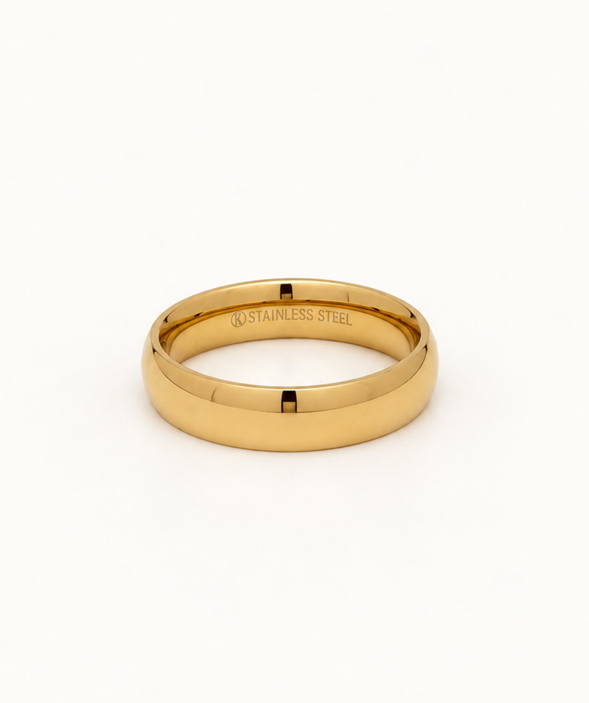 Gold Plain Band Ring