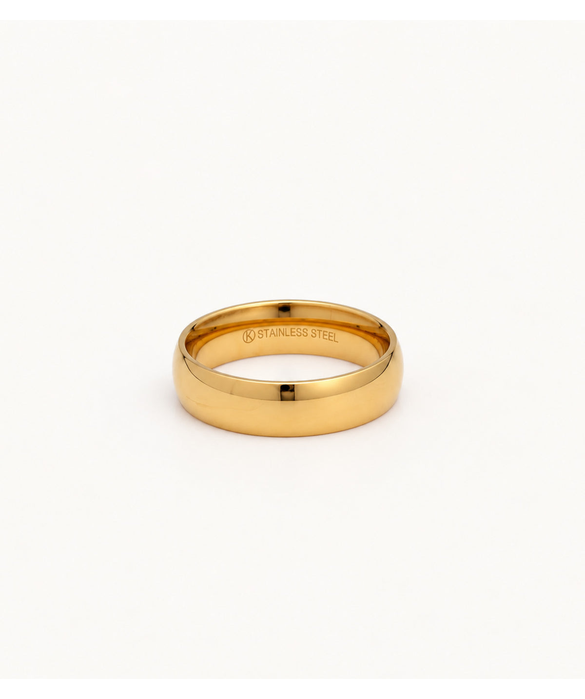 Gold Plain Band Ring