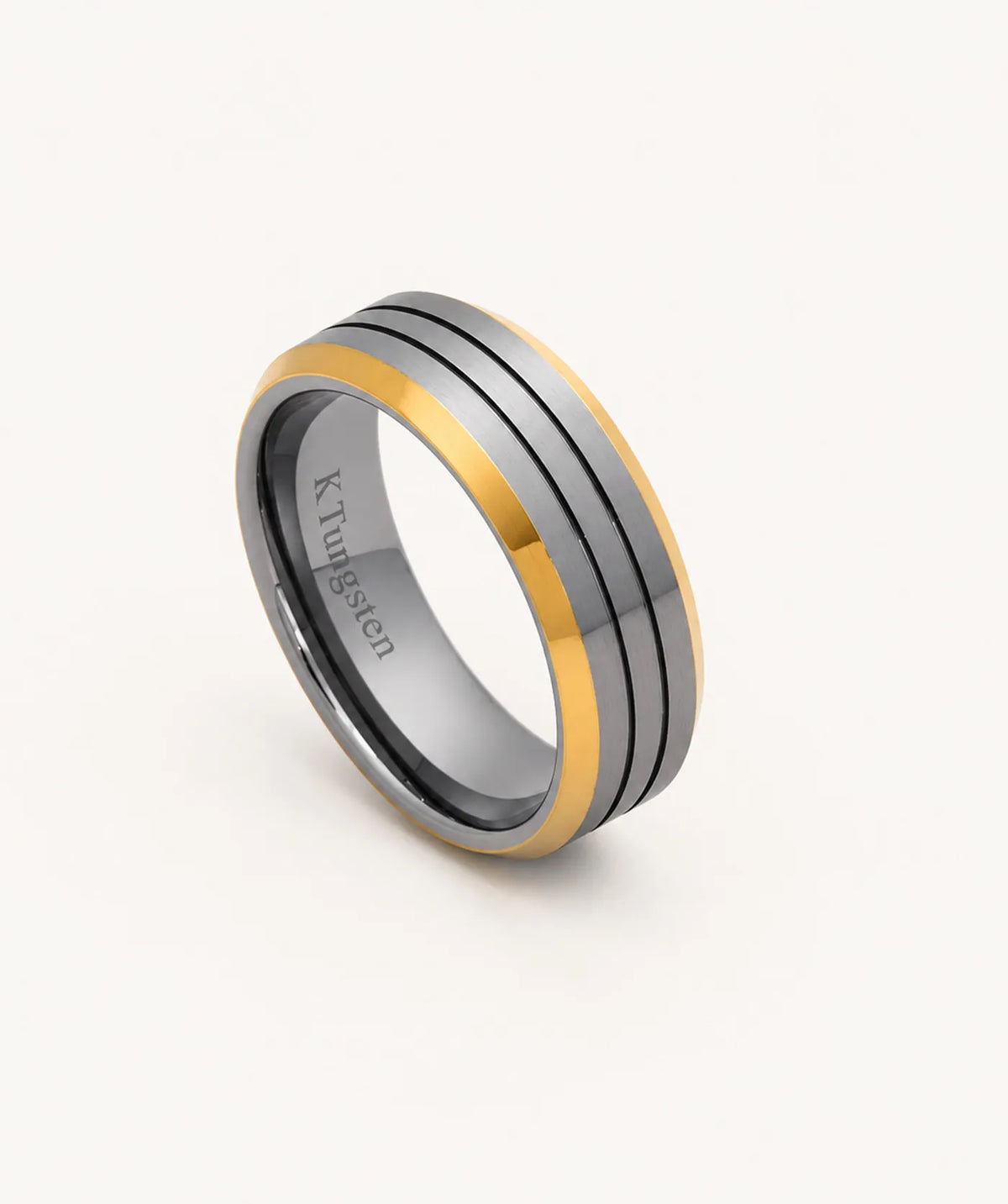 Dark Silver Tungsten Ring – view 4