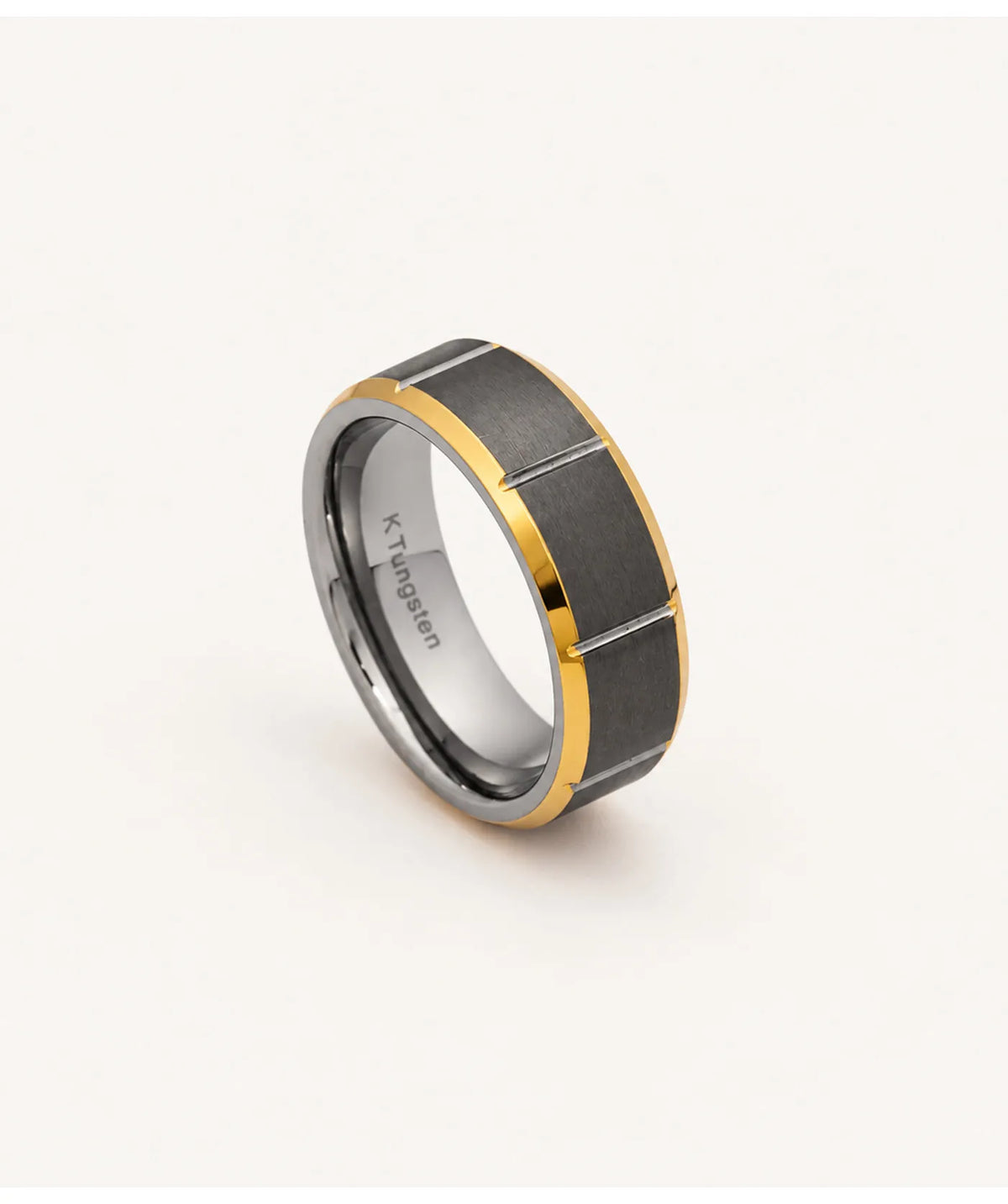 Two Band Tungsten Ring